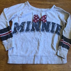 Disney Parks Minnie Mouse sweatshirt so cute Sz XS